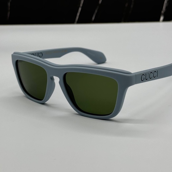 NEW GG1571S 003 GUCCI LIGHT BLUE GREEN UNISEX GUCCI SUNGLASSES - Picture 5 of 13